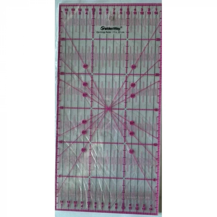 Golden Way Kapitone Cetvel 15*30 cm