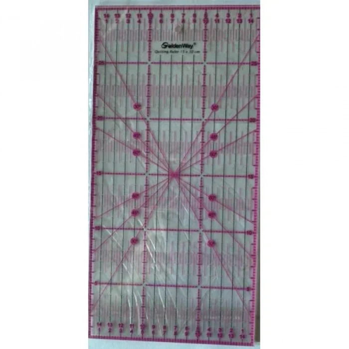 Golden Way Kapitone Cetvel 15*30 cm