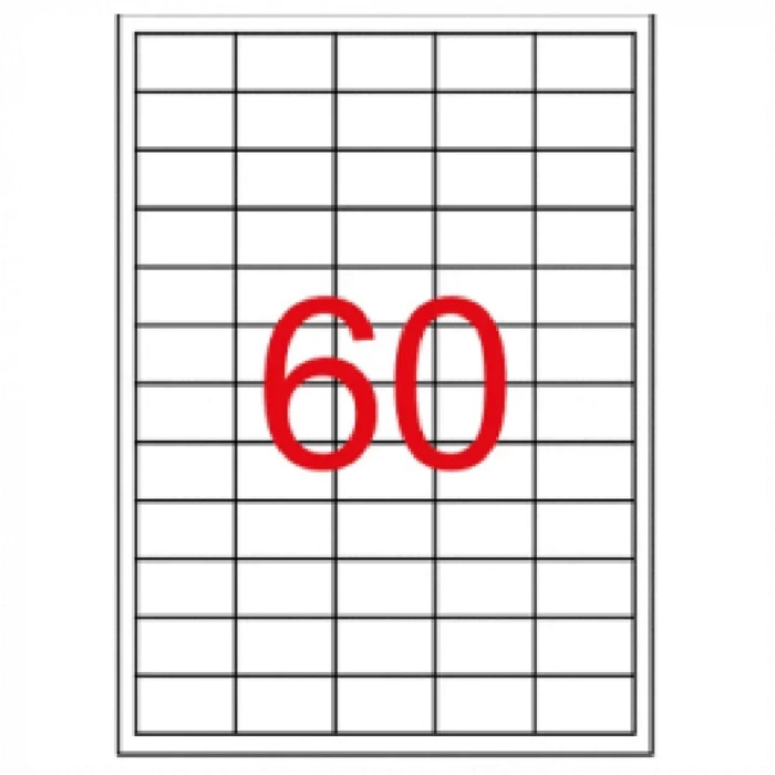 GoldMoon 2043 Laser A4 Sayfa Etiketi 40x24mm (100 lü Paket)