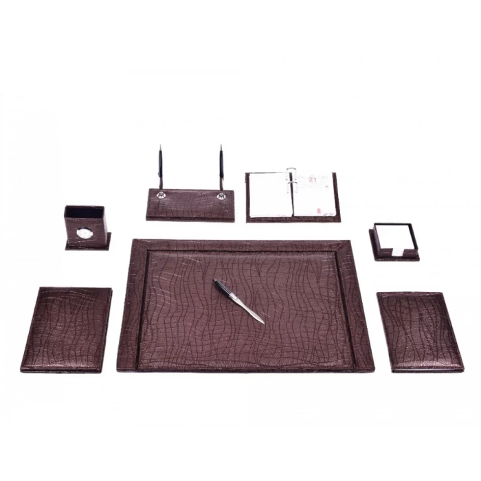 Gülpaş 252 Kahverengi Lüks Sümen Takımı (Goya - 9 Parça)