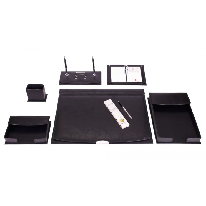 Gülpaş 922 Siyah Lüks Sümen Takımı (elips - 9 Parça)