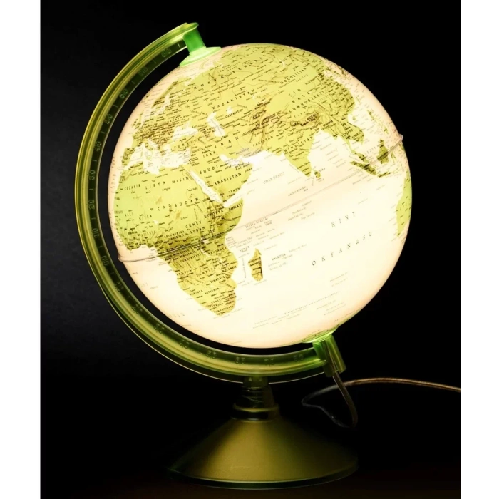 Gürbüz Küre Yeşil Işıklı 26 cm 46253