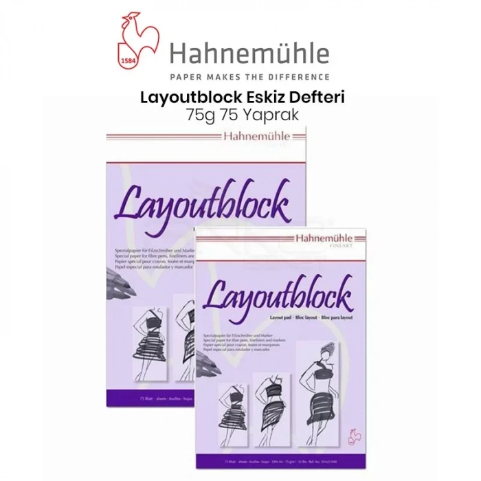Hahnemühle Layoutblock 75 Yaprak 75g