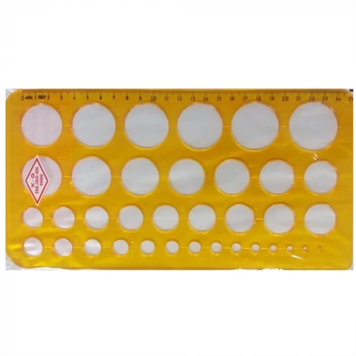 Hatas Daire Şablonu 1-35 Mm 02271