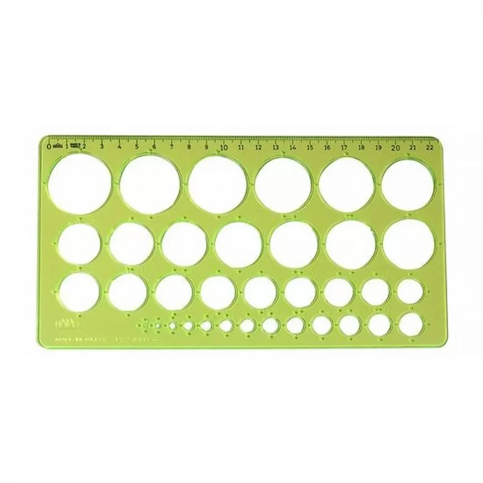 Hatas Daire Şablonu 1-35 mm 02271