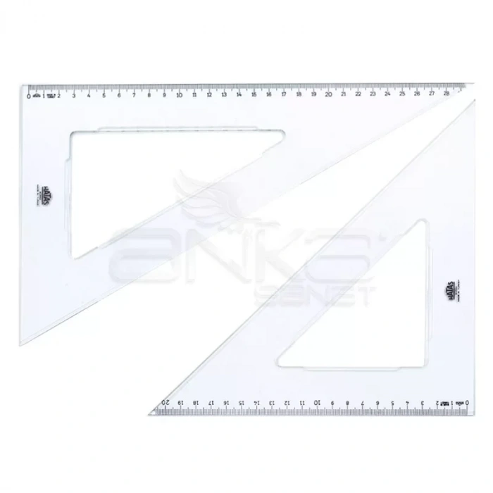 Hatas Teknik Okul Öğrenci Gönye Seti 30cm/60-45