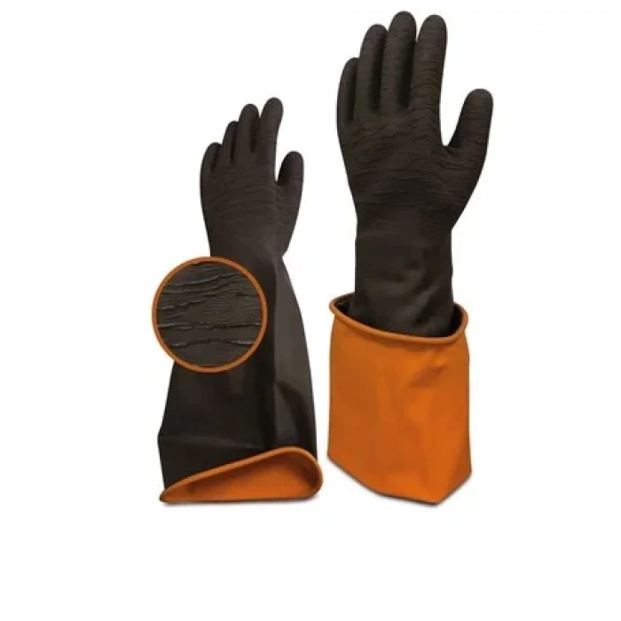 Hegi Hr Lateks Endüstriyel Uzun Asit Eldiveni 55 Cm