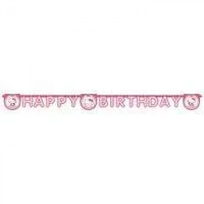 Hello Kitty Happy Birthday Harf Afiş
