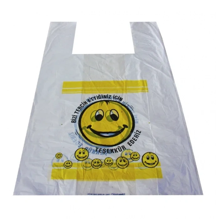 Hışır Poşet Smile Baskılı Küçük Boy ( 200lü x 10 Paket )
