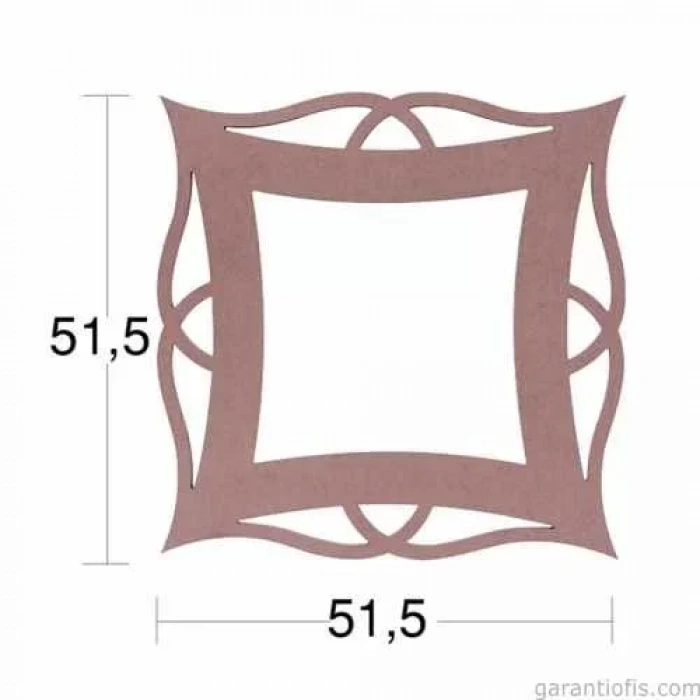 Hobi-art Ay 119 Boyanabilir Ahşap Ayna Çerçevesi