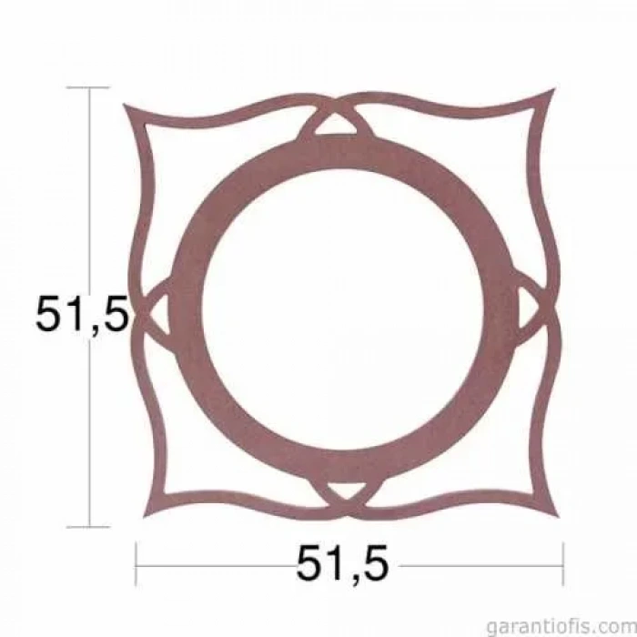 Hobi-art Ay 120 Boyanabilir Ahşap Ayna Çerçevesi