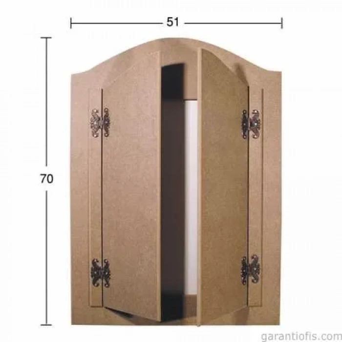 Hobi-art Ay 125 Boyanabilir Ahşap Ayna Çerçevesi