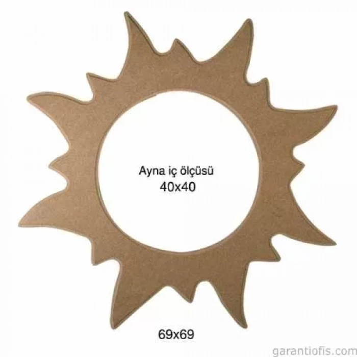 Hobi-Art AY 133 Boyanabilir Ahşap Ayna Çerçevesi