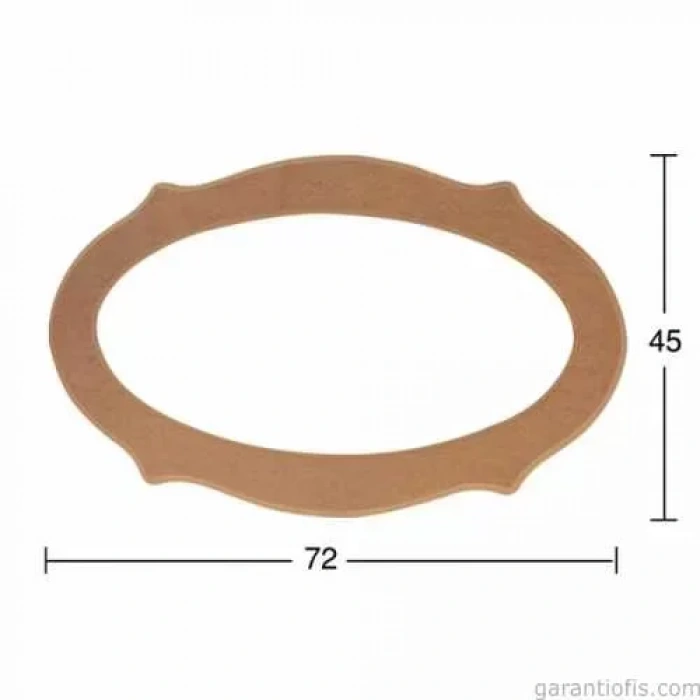 Hobi-art Ay 139 Boyanabilir Ahşap Ayna Çerçevesi