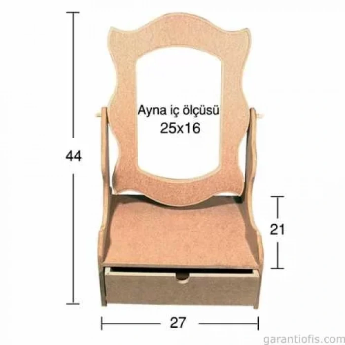 Hobi-Art AY 143 Boyanabilir Ahşap Ayna Çerçevesi