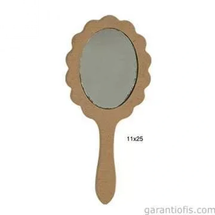 Hobi-art Ay 151 Boyanabilir Ham Ahşap El Aynası