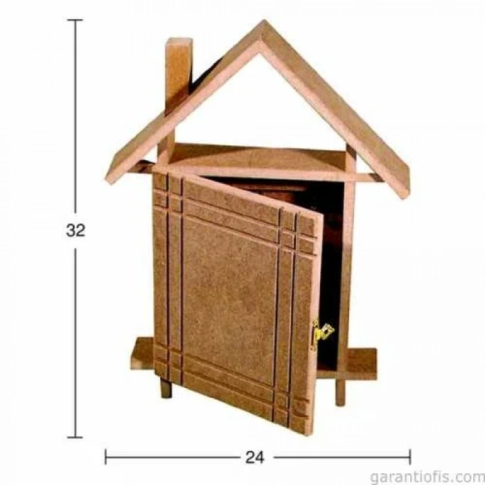 Hobi-Art Boyanabilir Ahşap Anahtarlık Obje A 022