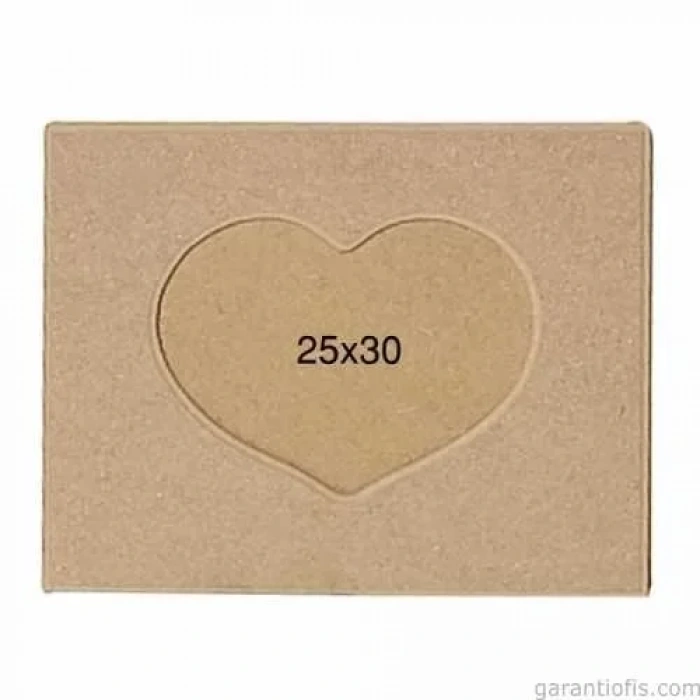 Hobi-art Çer 110 Kalpli Ahşap Resim Çerçevesi