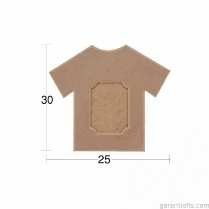 Hobi-art Çer 144 Dekoratif Tişört Tasarımlı Ahşap Resim Çerçevesi