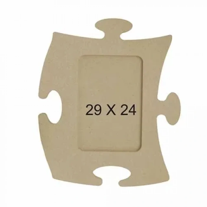 Hobi-art Çer 155 Dekoratif Yapboz Tasarımlı Ahşap Resim Çerçevesi