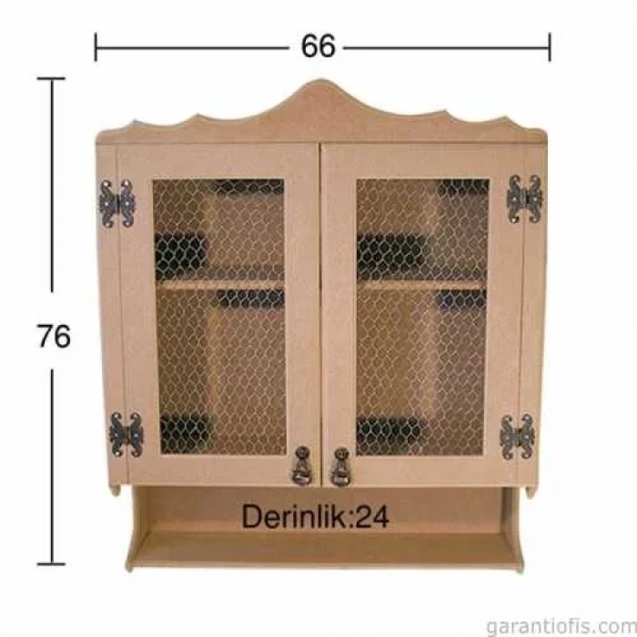 Hobi-art D 38 Boyanabilir Ahşap Dolap Obje