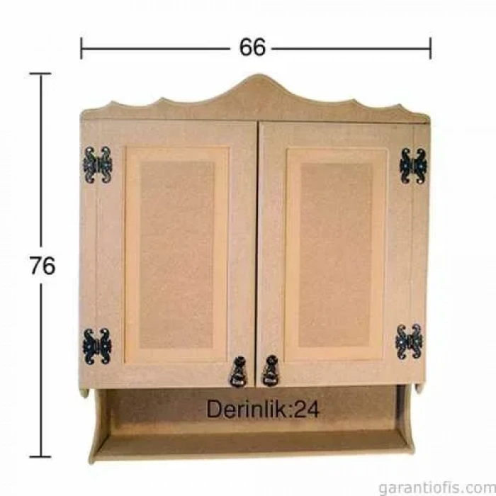 Hobi-art D 40 Boyanabilir Ahşap Dolap Obje