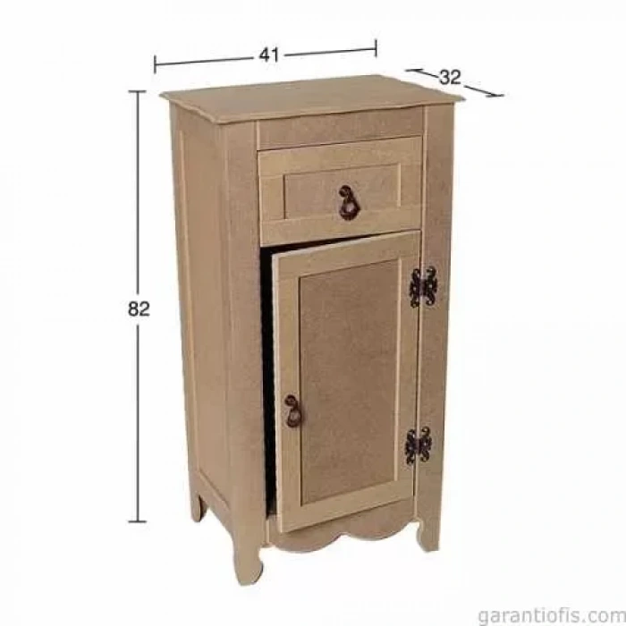 Hobi-art D 46 Boyanabilir Ahşap Dolap Obje