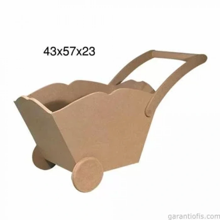 Hobi-art Dekoratif El Arabası Ahşap Obje F 755