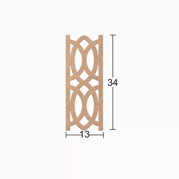 Hobi-Art DS 106 Boyanabilir Ahşap Desenli Duvar Süsü