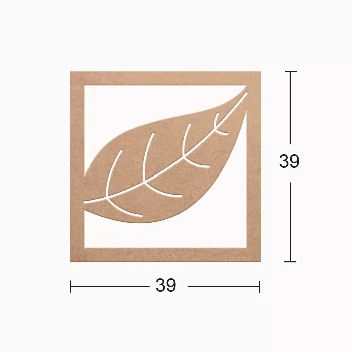 Hobi-art Ds 17 Boyanabilir Dekoratif Ahşap Duvar Süsü