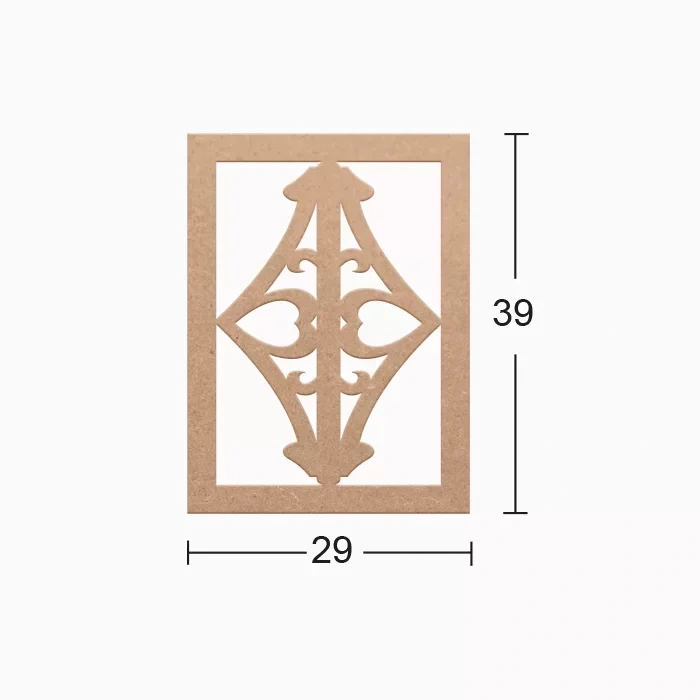 Hobi-art Ds 39 Boyanabilir Ahşap Duvar Süsü