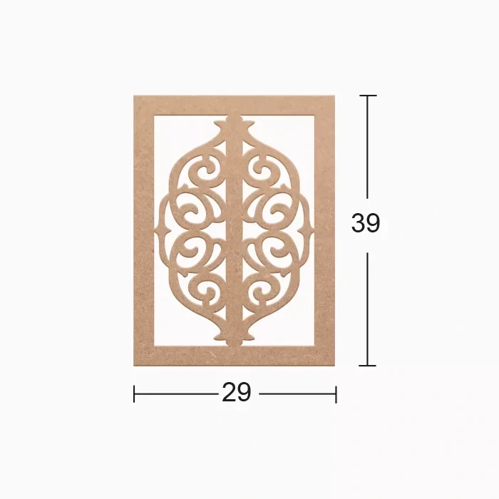Hobi-art Ds 42 Boyanabilir Ahşap Duvar Süsü