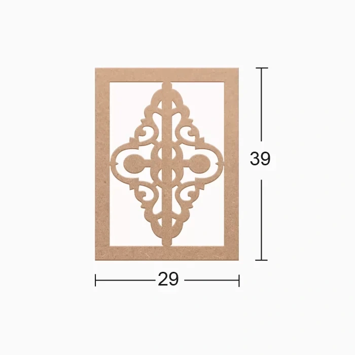 Hobi-art Ds 43 Boyanabilir Ahşap Duvar Süsü
