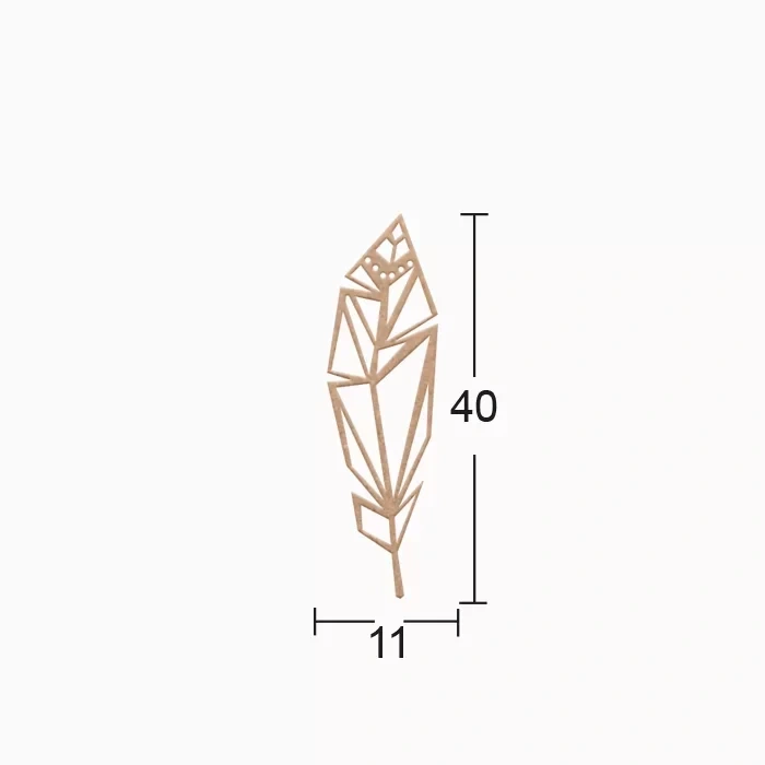 Hobi-art Ds 71 Boyanabilir Ahşap Desenli Duvar Süsü
