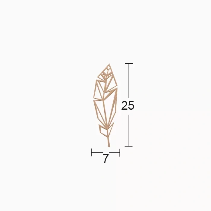 Hobi-Art DS 72 Boyanabilir Ahşap Desenli Duvar Süsü