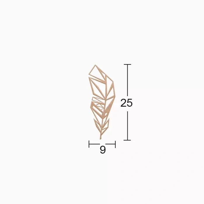 Hobi-art Ds 74 Boyanabilir Ahşap Desenli Duvar Süsü