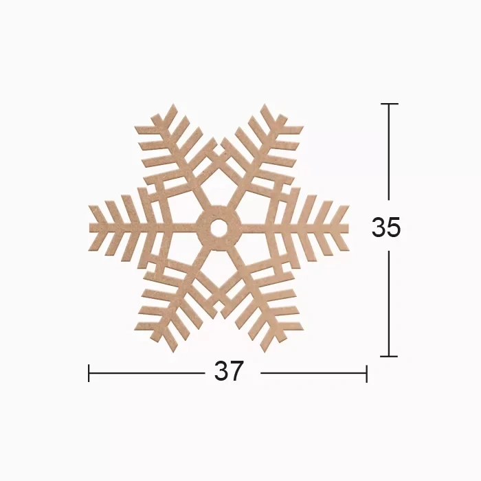 Hobi-art Ds 78 Boyanabilir Ahşap Desenli Duvar Süsü