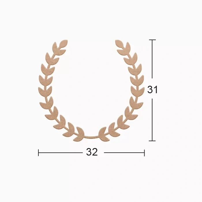 Hobi-Art DS 88 Boyanabilir Ahşap Desenli Duvar Süsü