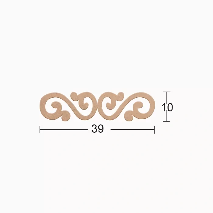 Hobi-Art DS 92 Boyanabilir Ahşap Desenli Duvar Süsü