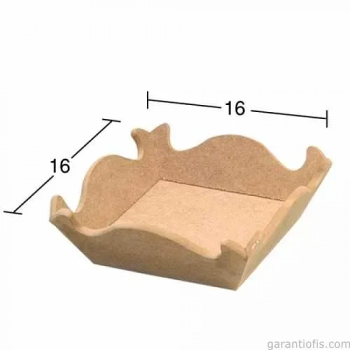 Hobi-Art E 319 Boyanabilir Ahşap Ekmek Sepeti