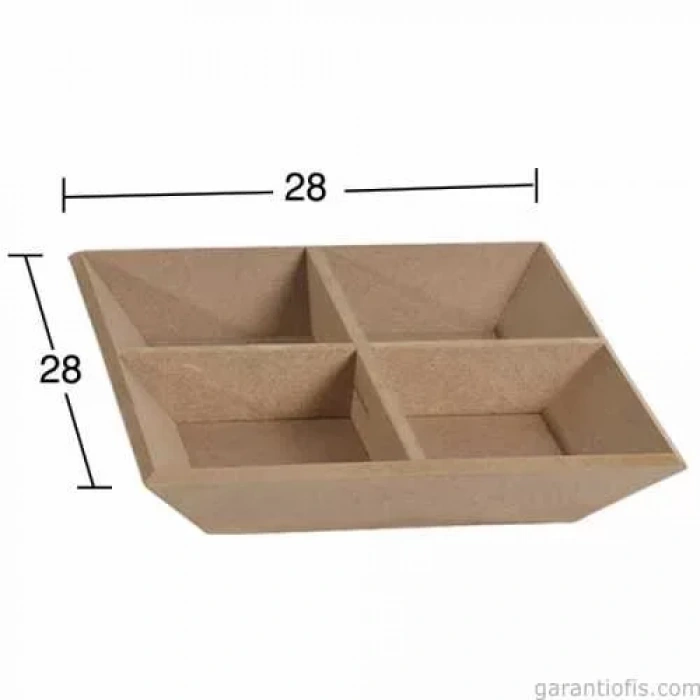 Hobi-art E 322 Boyanabilir Ahşap Çerezlik