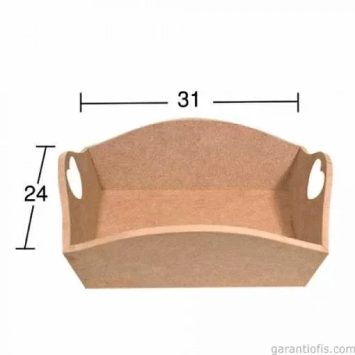 Hobi-Art E 329 Boyanabilir Ahşap Ekmek Sepeti