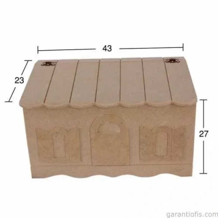 Hobi-art E 334 Boyanabilir Ahşap Ekmek Sepeti