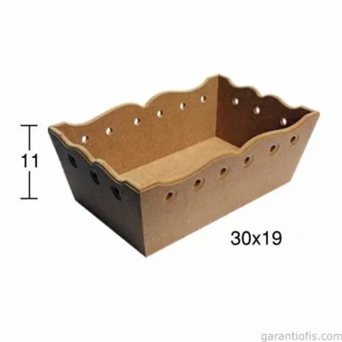 Hobi-Art E 337 Boyanabilir Ahşap Ekmek Sepeti