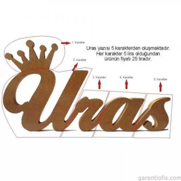 Hobi-art F 739 İstenilen İsime Özel Yazılar (karakter Başı Fiyatı Vardır)