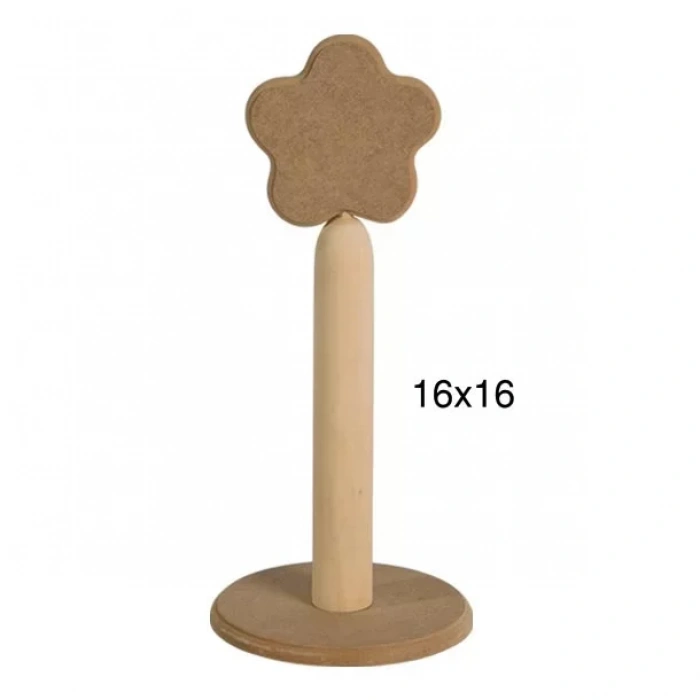 Hobi-Art F 751 Dekoratif Ahşap Papatya Desenli Havluluk