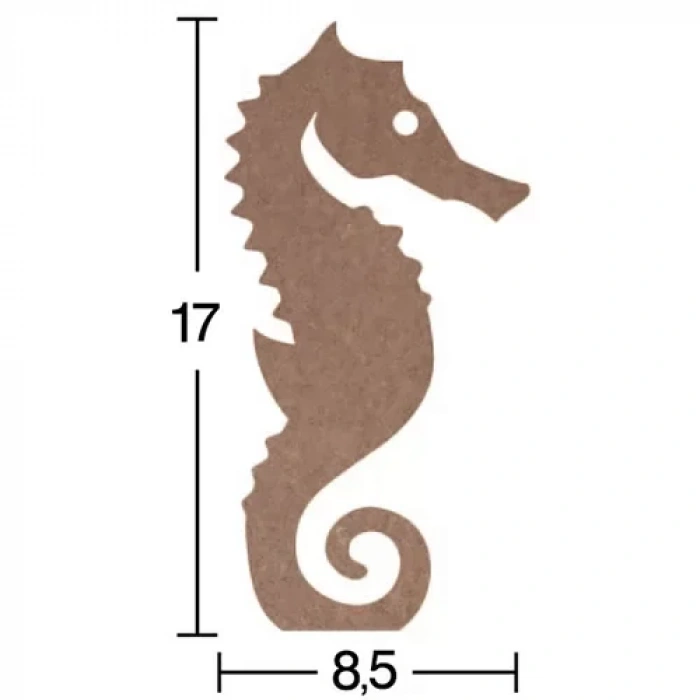 Hobi-art H 50 Ayakta Durabilen Ahşap Deniz Atı (18 Mm Kalınlık)