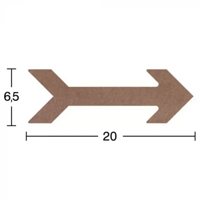 Hobi-Art H 99 Ayakta Durabilen Ahşap Ok (18 mm Kalınlık)
