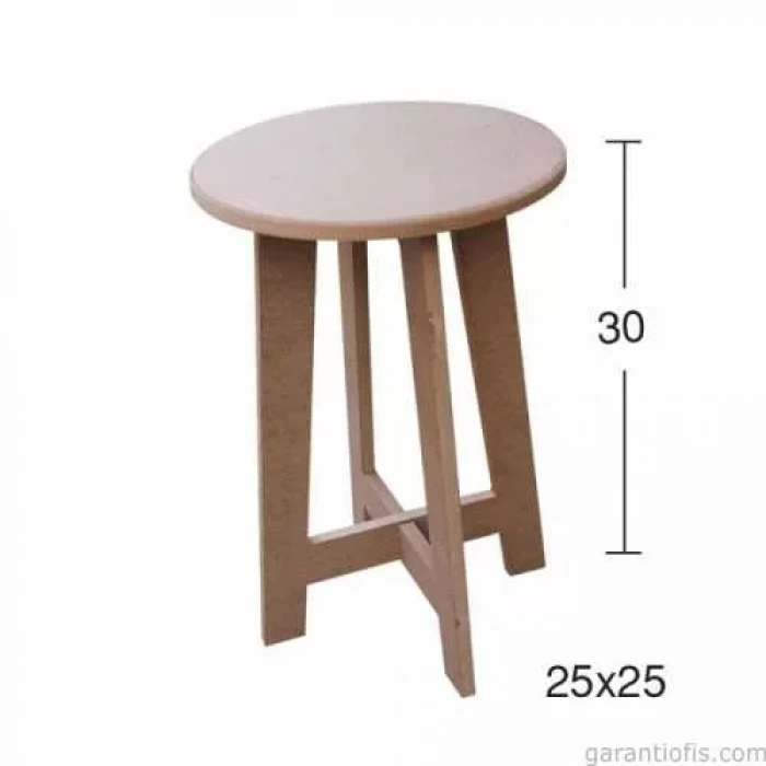 Hobi-art İb 10 Dekoratif Ahşap Tabure