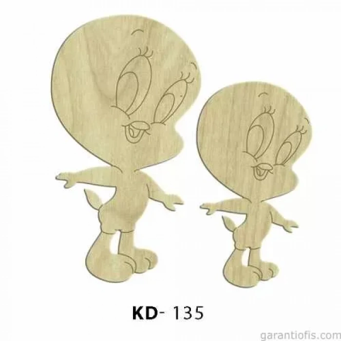 Hobi-art Kd 135 - Çizgi Film Karakterleri Mini Ahşap Obje